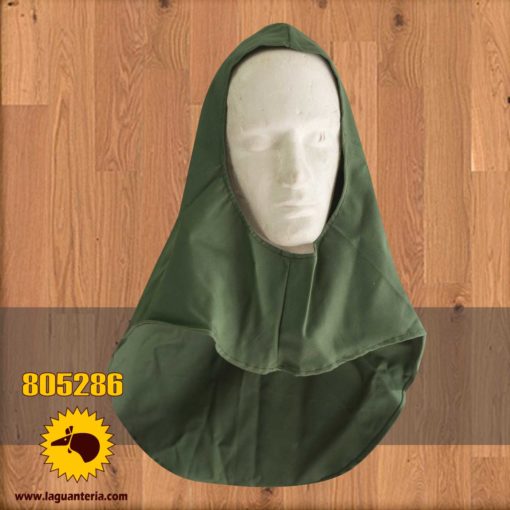 Gorro Capucha Guadañador Dril Verde