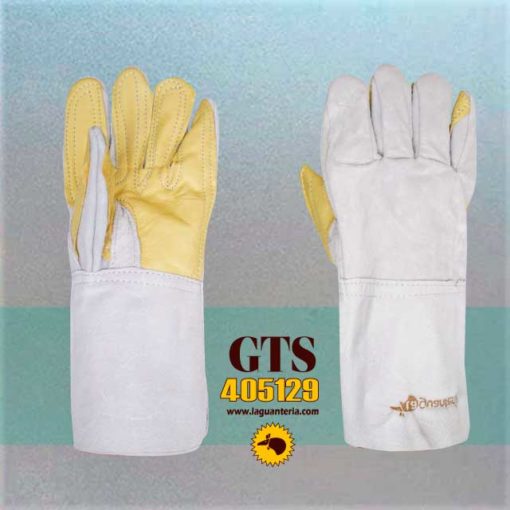 Guantes Carnaza Blanca Puño 13,5 Ref Vaqueta