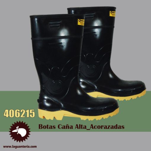 Botas Plásticas Caña Alta P/Seg Acorazada